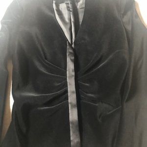 Chaiken black velvet blazer size 8